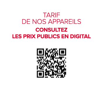 TARIF DE NOS APPAREILS Consultez les prix publics EN DIGITAL ￼