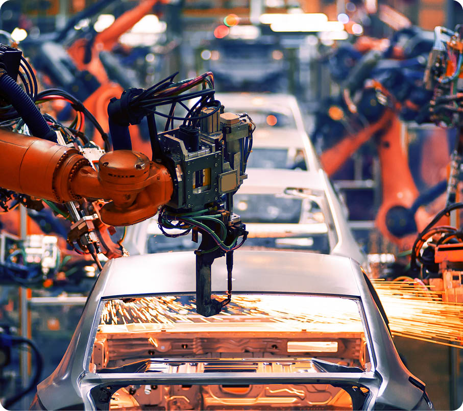 Automobile assembly line production 