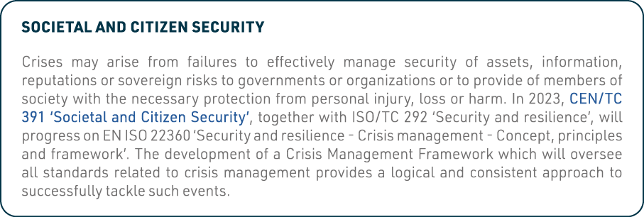 Societal and Citizen Security Crises may arise from failures to effectively manage security of assets, information, r   