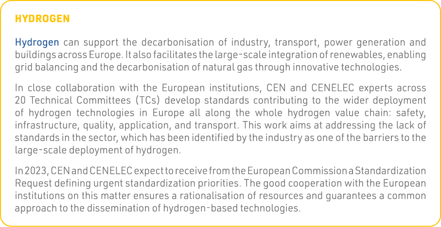 Hydrogen Hydrogen can support the decarbonisation of industry, transport, power generation and buildings across Europ   