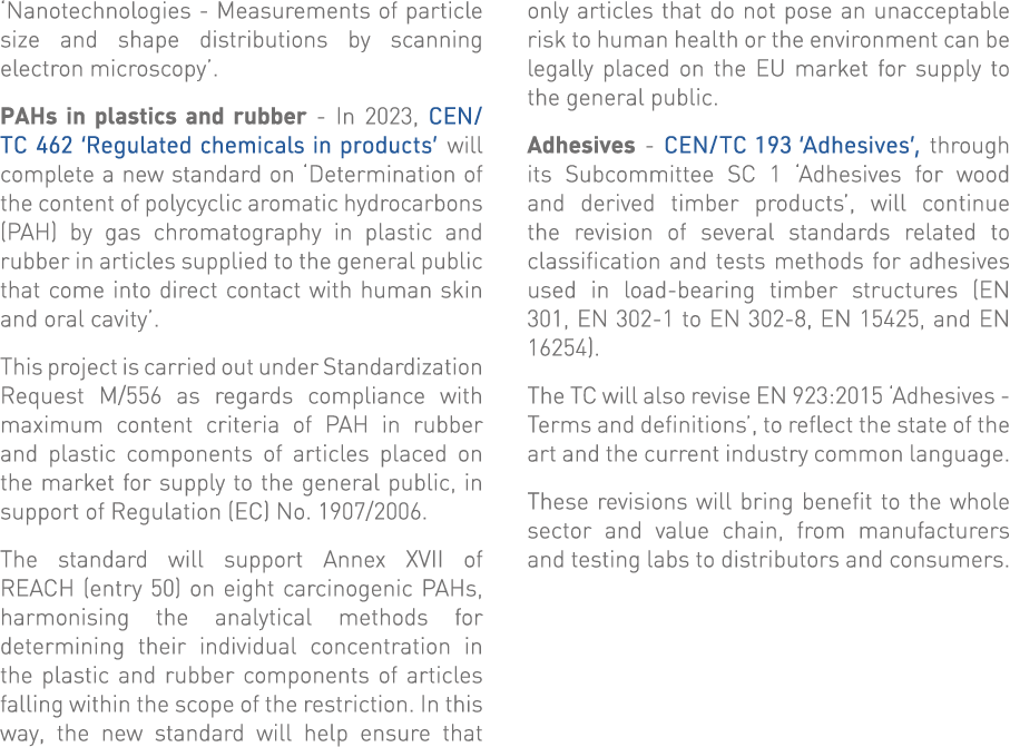  Nanotechnologies - Measurements of particle size and shape distributions by scanning electron microscopy   PAHs in p   