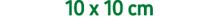 10 x 10 cm