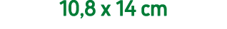 10,8 x 14 cm