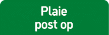 Plaie post op