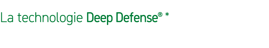 La technologie Deep Defense® *