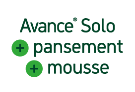 Avance® Solo ￼ pansement ￼ mousse 