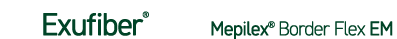 Exufiber® Mepilex® Border Flex EM