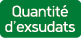 Quantit d’exsudats