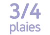 3/4 plaies