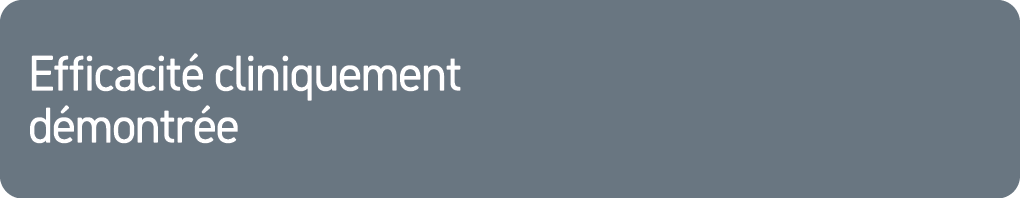 Efficacit cliniquement d montr e