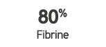 80% Fibrine