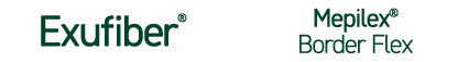 Exufiber® Mepilex® Border Flex