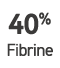 40% Fibrine