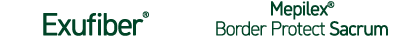 Exufiber® Mepilex® Border Protect Sacrum
