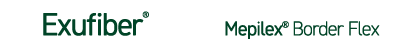 Exufiber® Mepilex® Border Flex