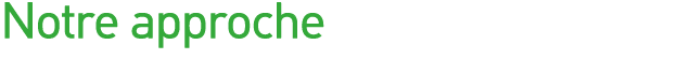 Notre approche 