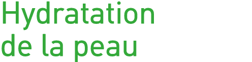 Hydratation de la peau